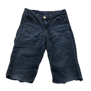 Celebrity Pink Girls Cut Off Jean Shorts Dark Wash
